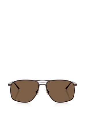 Brunello Cucinelli pilot sunglasses - Brown