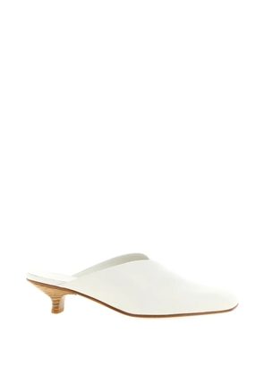 Vicini Lavenue leather mules - White