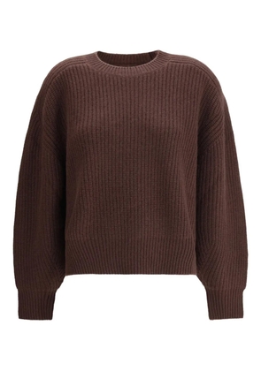 LouLou de Saison NAURU LDS ribbed crew-neck sweater - Brown