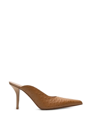 GIABORGHINI leather mules - Brown