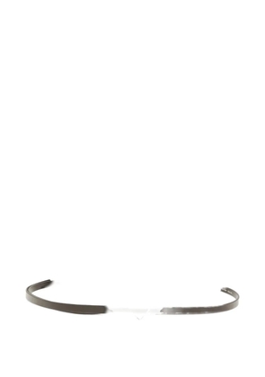 The Row Rhombus leather belt - Brown