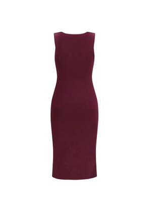 SA SU PHI Venus sleeveless midi dress - Red