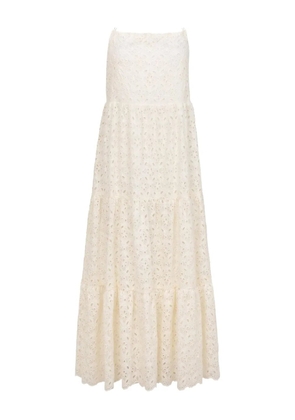 Lenny Niemeyer lace midi dress - Neutrals