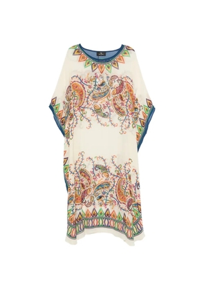 ETRO paisley-pattern midi dress - Neutrals