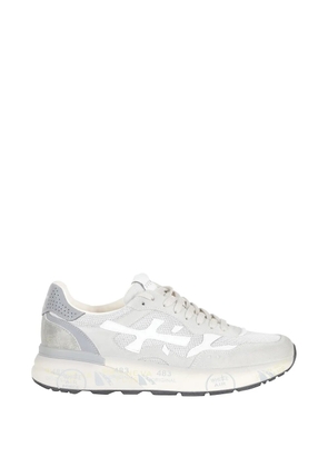 Premiata Mick perforated logo sneakers - Grey