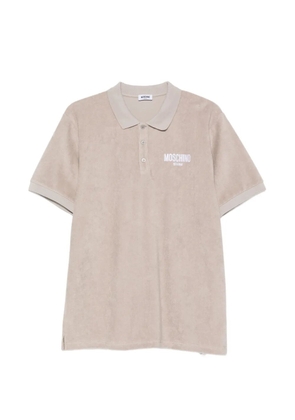 Moschino buttoned polo shirt - Neutrals