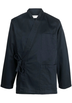 Universal Works side-tie denim jacket - Blue