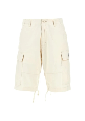 Roy Rogers Sergent cargo bermuda shorts - White