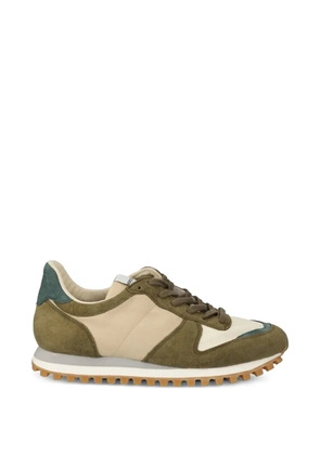 Novesta panelled lace-up sneakers - Green