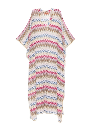 Missoni lamé crochet beach cover-up - Pink