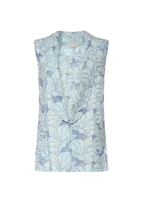 Genny linen gilet - Green