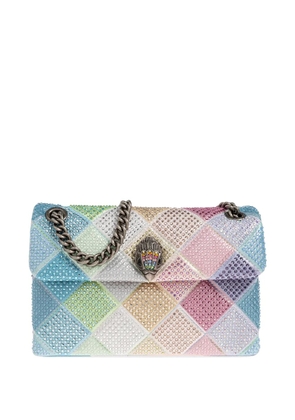 Kurt Geiger London medium Kensington embellished shoulder bag - Blue
