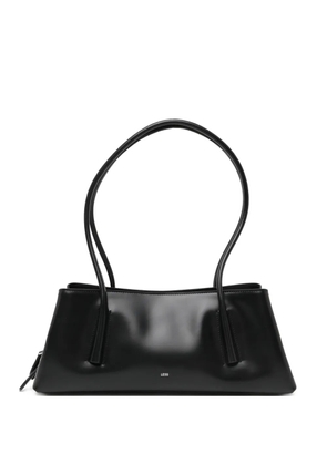 LESS sculpted leather harp bag - Black