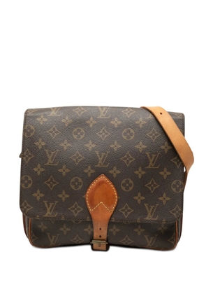 Louis Vuitton Pre-Owned 1986 Monogram Cartouchiere GM crossbody bag - Brown