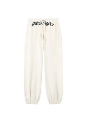 Palm Angels logo elasticated track pants - Neutrals
