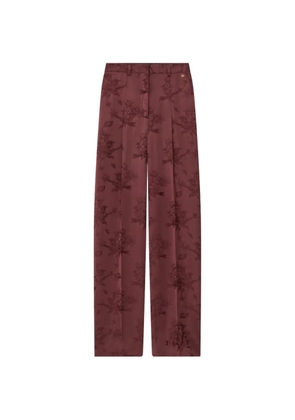 AMIRI floral pleated trousers - Brown