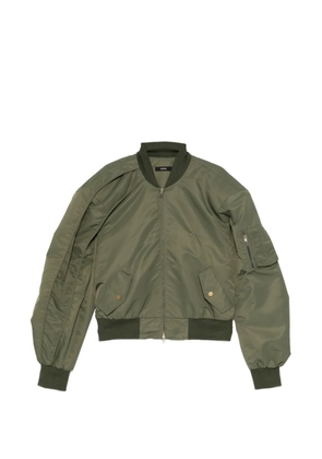 BONBOM two-tuck bomber jacket - Green