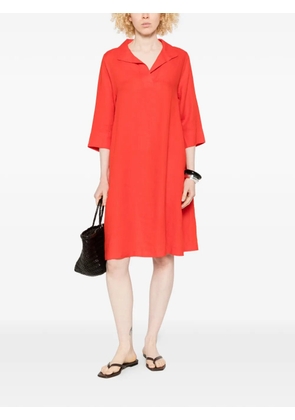 Why Ci V-neck mini dress - Red