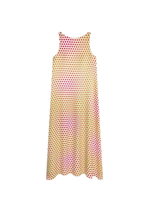 DRIES VAN NOTEN printed maxi dress - White