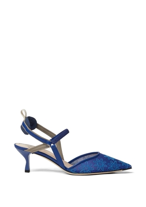 FENDI Colibrì Lite floral pumps - Blue
