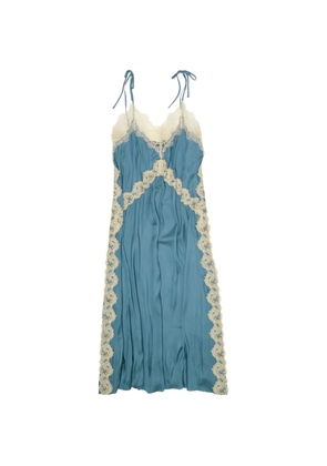 Bimba y Lola lace trim midi dress - Blue
