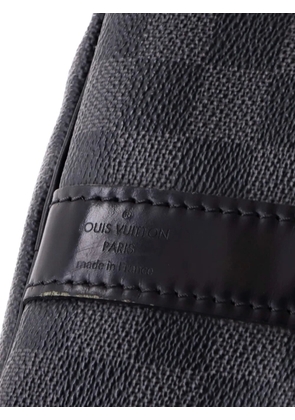 Louis Vuitton Pre-Owned Keepall Bandouliere Bag Damier Graphite 45 travel bag - Black