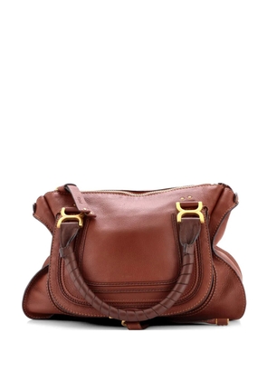 Chloé Pre-Owned Marcie Leather Medium shoulder bag - Brown