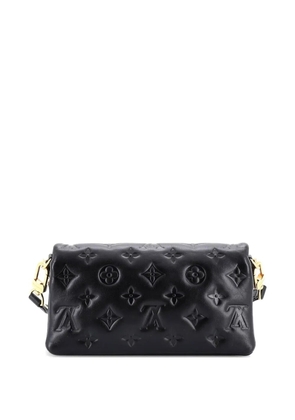 Louis Vuitton Pre-Owned Convertible Coussin Pochette Monogram Embossed Lambskin shoulder bag - Black