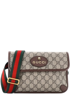 Gucci Pre-Owned Neo Vintage Flap GG Coated Canvas belt bag - Brown
