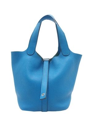 Hermès Pre-Owned 2017 Clemence Picotin Lock 18 handbag - Blue