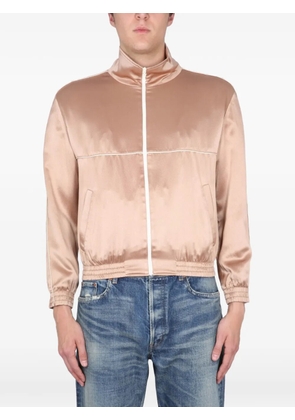 Saint Laurent Teddy zip jacket - Neutrals
