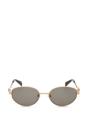 Blumarine oval-frame sunglasses - Gold