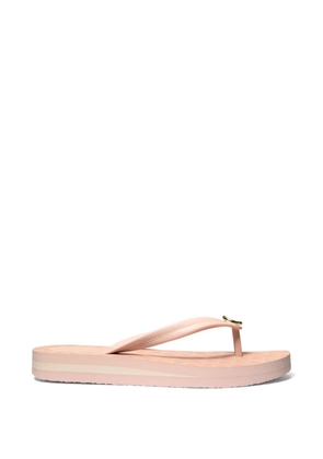Michael Kors Posie logo hardware flip flops - Pink