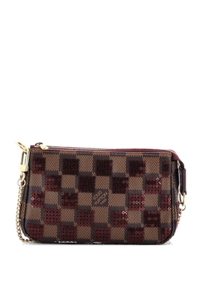 Louis Vuitton Pre-Owned Pochette Accessoires Damier Paillettes Mini clutch bag - Brown