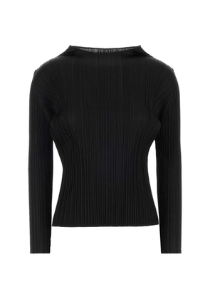 Pleats Please Issey Miyake pleated top - Black