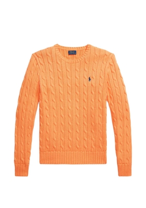 Polo Ralph Lauren cable-knit crew-neck sweater - Orange