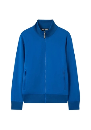 Palm Angels logo curved sweater - Blue