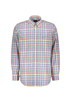 Paul & Shark checkered long-sleeve shirt - White