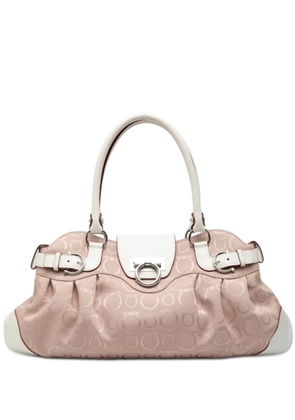 Ferragamo Pre-Owned 2021 Gancini Canvas Marisa handbag - Pink