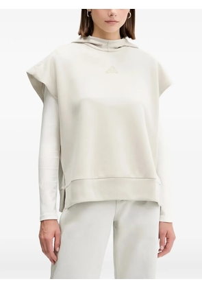 adidas Soft Lux oversized hoodie - Neutrals