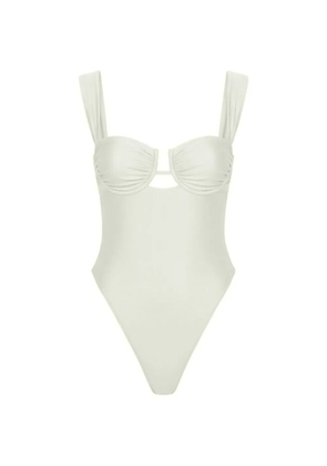 MONTCE x Elsa Hosk Bella gathered swimsuit - Blue