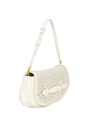 Polo Ralph Lauren interwoven shoulder bag - White