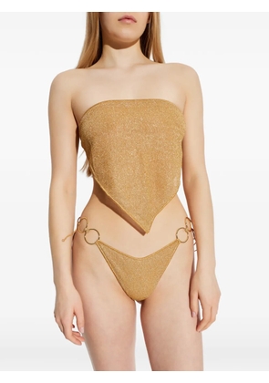 Oséree ring-detail bikini - Gold