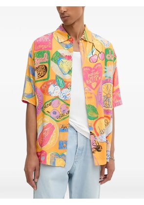 Desigual Cartagena graphic short-sleeve shirt - Orange