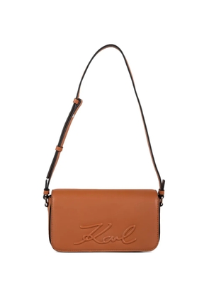 Karl Lagerfeld K/Ville logo-detail shoulder bag - Brown