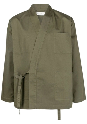 Universal Works patch-pocket worker jacket - Green