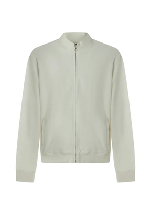 04651 / A TRIP IN A BAG full-zip sweater - White