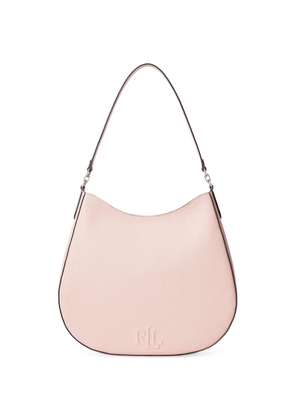 Lauren Ralph Lauren logo-plaque shoulder bag - Pink