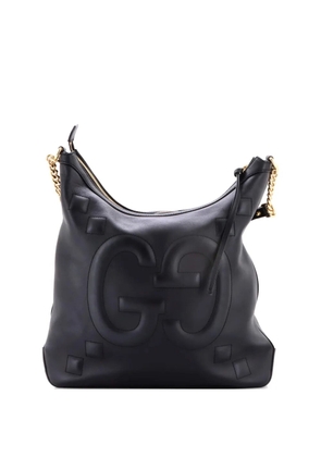 Gucci Pre-Owned Apollo GG Embossed Calfskin Large hobo bag - Black