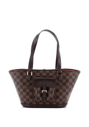 Louis Vuitton Pre-Owned Manosque Handbag Damier PM tote bag - Brown